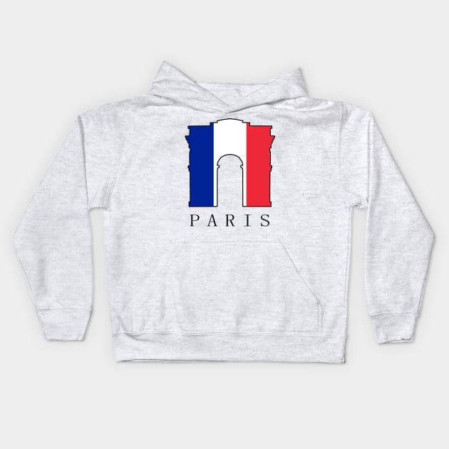 Paris Kids Hoodie by denip